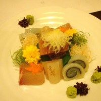北陸料理 新越 - 刺身盛り合わせ