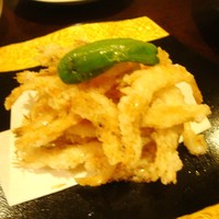 北陸料理 新越 - 白海老かき揚げ