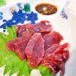 桂茶屋 - ミンククジラ刺身