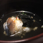 あかん遊久の里 鶴雅 - 鯖のへしこ茶漬け