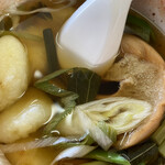 えんどう - 山菜芋団子汁セット