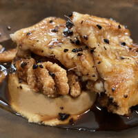 フランス料理 タンモア - アナゴとフォアグラのフラン
                      ソースペリグー