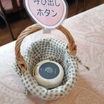 レストラン カナル - 呼び出しボタンが可愛らしい笑