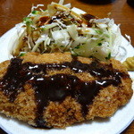 辻肉店 - 豚カツに豚カツソース