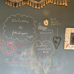 福日和カフェ - 5周年だそうです。お家に入ったすぐのところ。