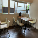 福日和カフェ - 座った席。