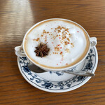 福日和カフェ - この柄のお皿は実家にあったのと同じで懐かしい。