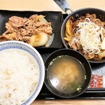 Yoshinoya - 牛皿・牛焼肉定食　797円