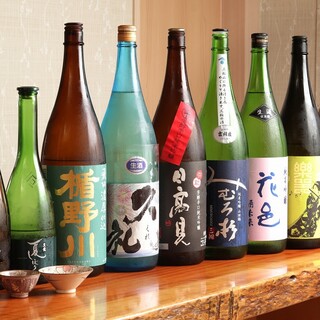 Special sake that complements the food