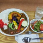 小さな食堂 ヒロ - 夏野菜カレー (税込)600円 (2021.07.07)
