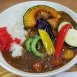 小さな食堂 ヒロ - 夏野菜カレー (税込)600円 ※拡大(2021.07.07)