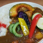 小さな食堂 ヒロ - 夏野菜カレー ※夏野菜 拡大(2021.07.07)