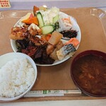 あさひ食堂&サンライズカフェ - プレートランチ  650円