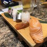 Gatten Sushi - がってん寿司 上尾店　「店長こだわり５貫握り」836円
