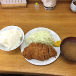 とんかつ 山さき - ロースかつ定食　700円