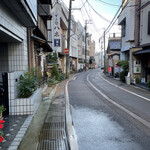 登喜和鮨 - お店付近の街並み