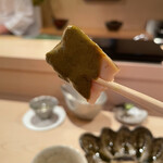 登喜和鮨 - 佐渡産蒸し鮑としゃり玉