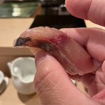 登喜和鮨 - 新潟産定置網鯵