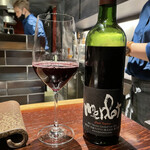 YAKITORI 燃 es - グラス赤　山梨：キュベかざま メルロ