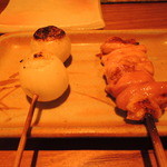 とり喜 - 小玉ねぎとかしわ