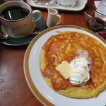 珈琲館 尾賀 - ホットケーキと珈琲