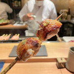 とり茶太郎 - 乗っけから希少部位で御挨拶！