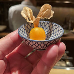 とり茶太郎 - フルーツほおずき「太陽の子」