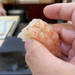 兄弟寿し - 佐渡赤泊産南蛮海老