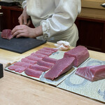 兄弟寿し - 佐渡産めじ鮪40k