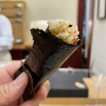 兄弟寿し - 佐渡産毛蟹雌手巻き