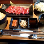 YAKINIKU FIFTY-FIVE TOKYO - 上ハラミ定食 2,000円