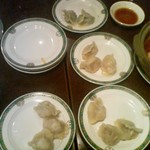 東京中華街 - 090723海鮮入り餃子、羊肉入り餃子、ニラ入り餃子、白菜入り餃子　各105円