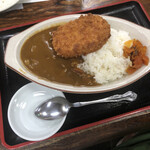 大村庵 - コロッケ　単品　200円　カレーライスにオン！