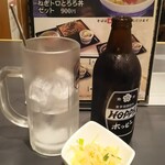 ぶんか亭 - ホッピーセット410円とお通し250円