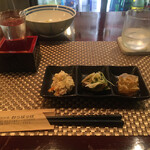 創作和食 わっはっは - お通しもひと工夫あるもんばっかり