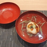 銀座 よこ田 - ウナギ玉子のお椀