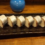 肴屋しんたく - 紀州・東紀州名物、さんま寿司。最高。