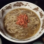 煮干結社 - 【限定】オマール海老で鯛を釣ってみた‼つけ麺の麺（990円）