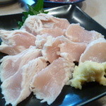 名古屋の立ち呑み 大安 - 絶品のササミ霜ふり300円