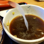 やぶ - 良い濁りの蕎麦湯