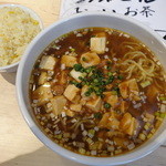 ちゅうかや やなぎだ屋 - 日替わりランチ麻婆ラーメン＋焼き飯650円