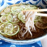 手打ちそば まる  - キレイなお蕎麦です♡