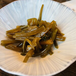 磯金 漁業部 枝幸港 - 陸わさびのツンツン漬け