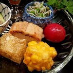 茜坂大沼 - 岩手のお父様から送られたお野菜が秀逸。お父様が育てたフルーツトマトの甘く濃いこと！