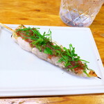 喜平 - 梅孔焼（￥275）。梅の甘酸っぱさに加え、青紫蘇の香りが際立つ名品