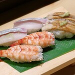 葵 - はまち、えび、穴子