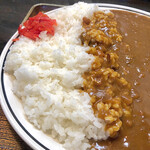 吉ひろ - ビーフカレーのご飯部分