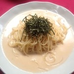 生パスタレストラン花 - 明太子クリーム