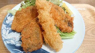 Gyoushinohamayakiaburiya - ミックスフライ定食