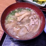 十八番 - 稚鮎と麦イカの天ぷら定食。￥900。